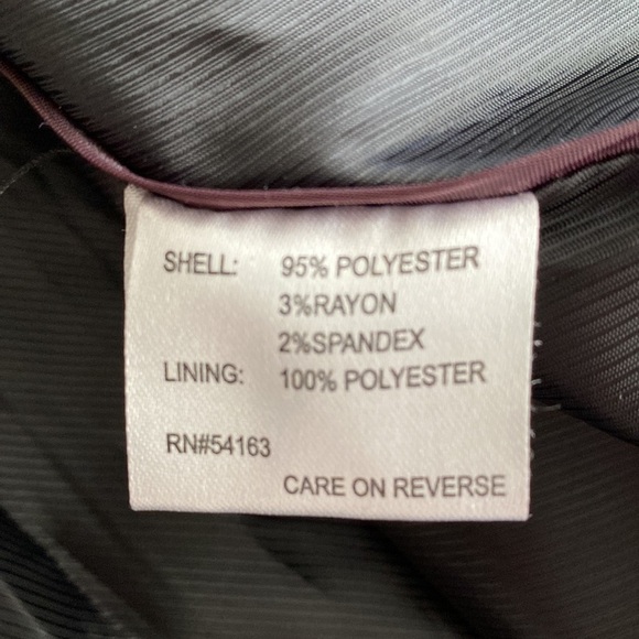 Calvin Klein Black Double Button Pea Coat Size Large - Picture 10 of 15